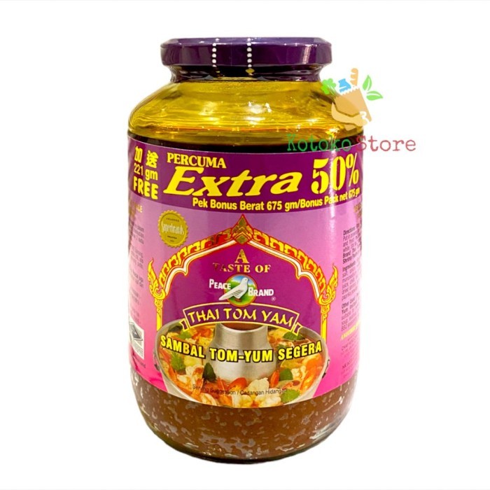 

PROMO! Thai Tom Yum Peace Brand / Bumbu Tom Yum Peace Brand 454gr