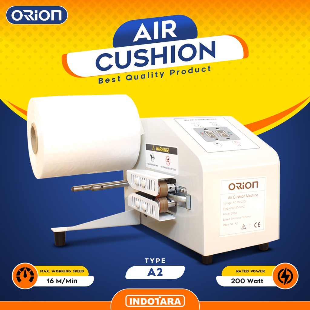 

Mesin Pembuat Plastik Bubble Wrap / Mini Air Cushion Orion - A2