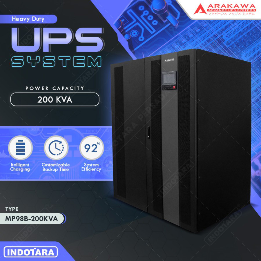 ARAKAWA UPS MP98B 80KVA - Proteksi Daya Listrik Terbaik