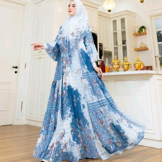 Sarimbit Keluarga Setelan Pakaian Keluarga Couple Zayyana Rayya Luxury Series Eldeena