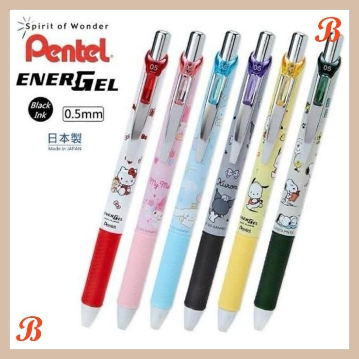

| KK | PENTEL ENERGEL SANRIO CINNAMOROLL POCHACCO KUROMI SNOOPY HELLO KITTY MELODY 0.5MM GEL INK PEN LIMITED EDITION