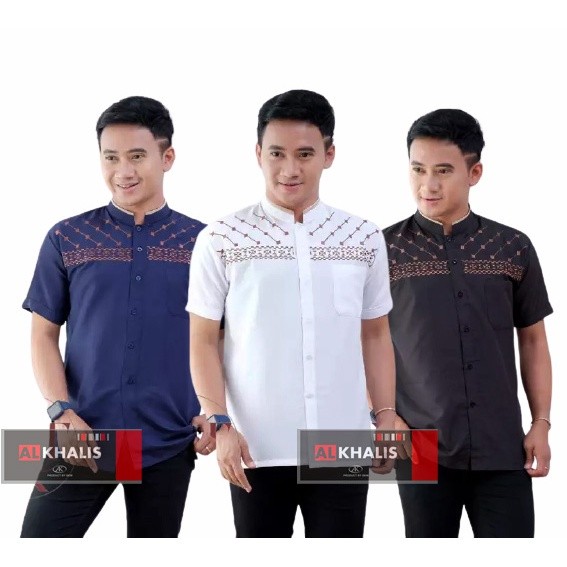 Baju Koko Pria Terbaru 2025 Koko Pria Lebaran Idul Fitri 2025 Baju Muslim Terbaru Kemeja Pria Lebara