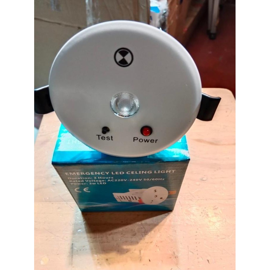Grosir Lampu Led Emergency Plafon / Led Ceiling Emergency 3 Watt 3W