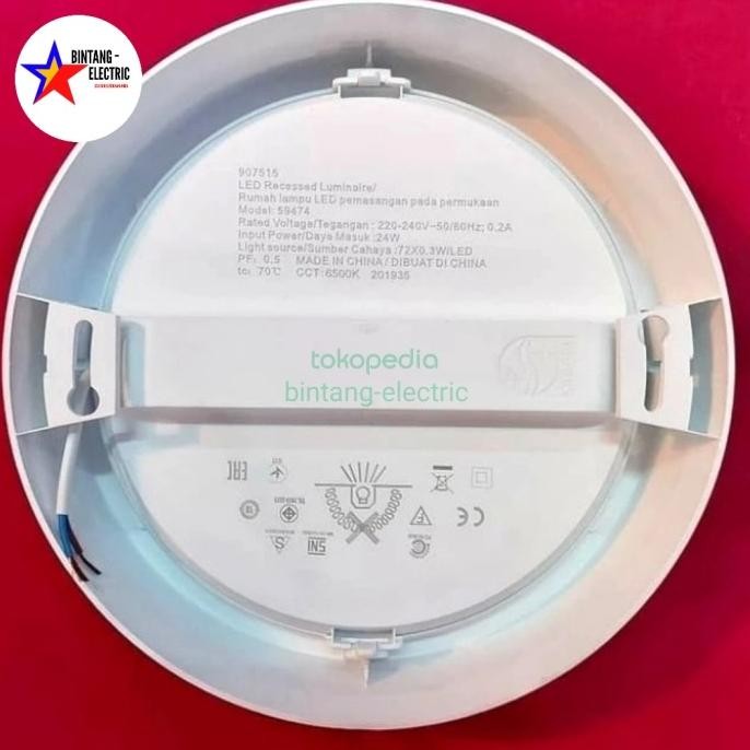 Murah Lampu Downlight Led Ob (Outbow) Philips 24 Watt