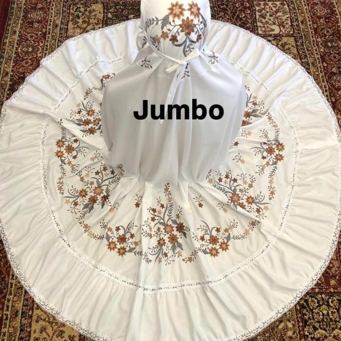 Spesial Mukena Katun Jumbo Bordir Mewah