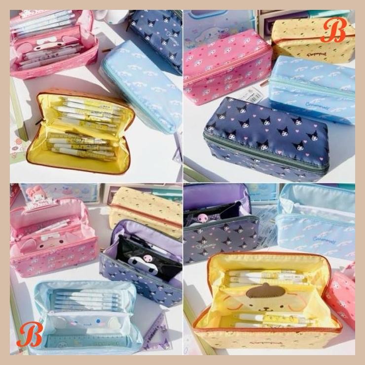 

| KK | KAWAII SANRIO PENCIL BOX MAKE UP BAG KOTAK PENSIL TAS MAKE UP KUROMI