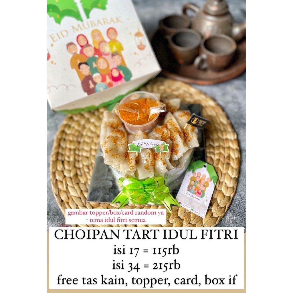 

New! Terlaris Choipan Tart Hampers Idul Fitri Lebaran Edition By Legar Store - isi 17 Idul Fitri