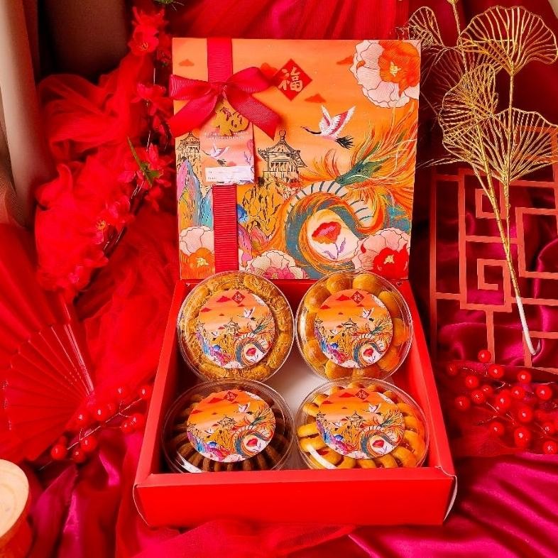 

SALE READY Hampers Imlek & Cap Go Meh Premium Kue Kering - FREE PAPERBAG & CARD | Hampers Chinese New Year - Parsel Sincia CNY Bisa Pilih Nastar, Kue Keranjang , Kastengel, Coklat Mede, Lidah Kucing ryu-56