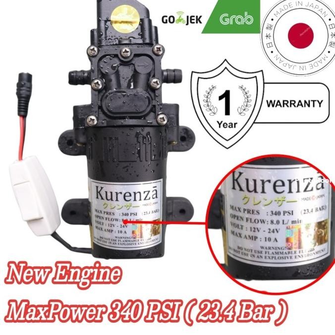 Pompa Air Otomatis 250Psi Dc Water Pump 100W Alat Steam Jet Cleaner | Siap Proses