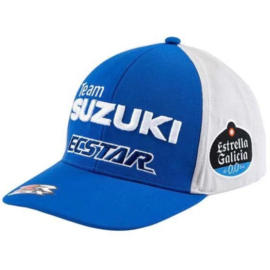 Suzuki Ecstar MotoGP 2022 Team Cap. Topi Unisex Pria Wanita