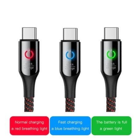 Baseus Auto Disconnect Data Cable TYPE C Support Fast Charging QC 3.0