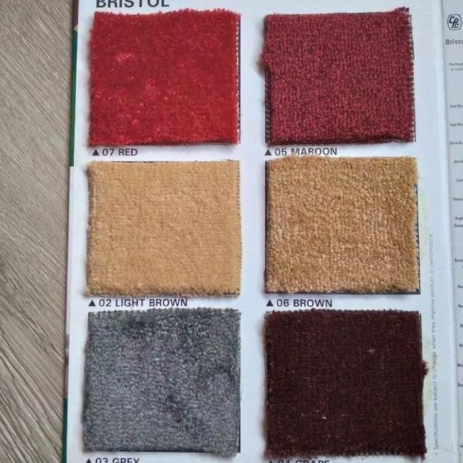 karpet bristol meteran murah Terlaris