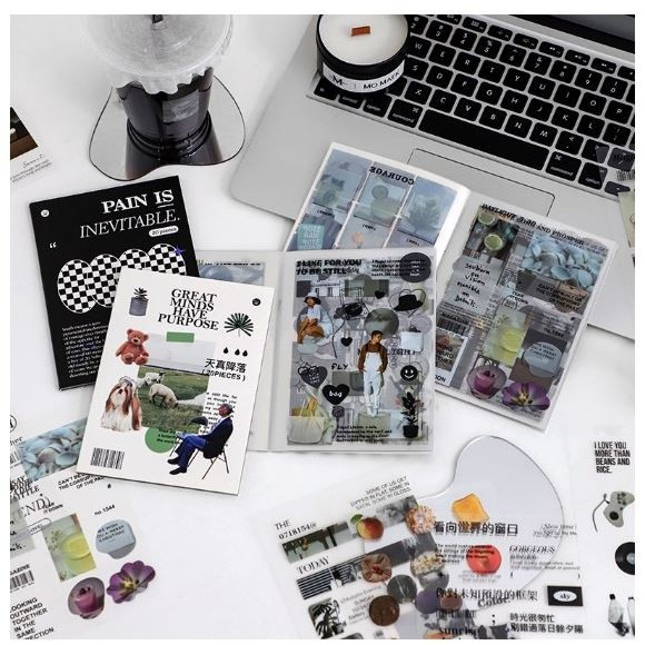 

Book Stickers Packs - Life Notes Series (20sheets)