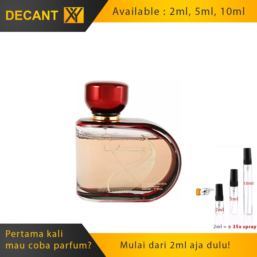 Decant Parfum Louis Cardin Lightning Woman 2ml 5ml 10ml
