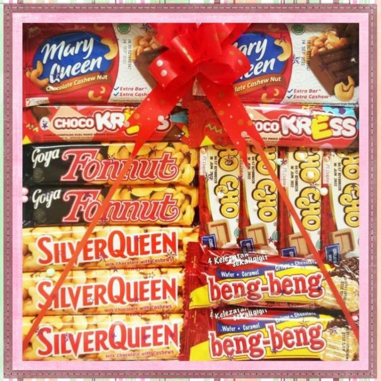 

COD HAMPERS COKLAT GIFTBOX SET PAKET SPECIAL / KADO ULTAH/ VALENTINE/ WISUDA ia-76