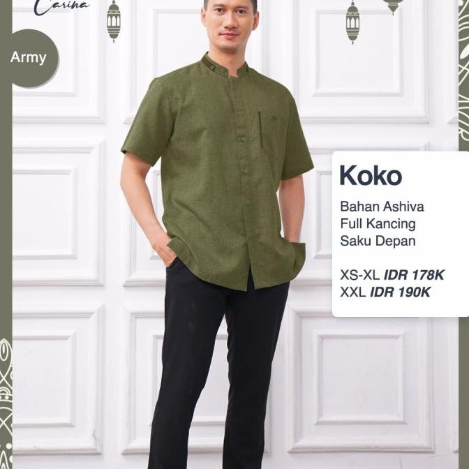 New Trend, Sarimbit Nibras Carina Army - Gamis Dan Koko Nibras Terbaru 2021