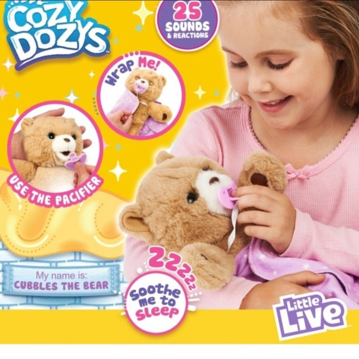Little Live Pets Cozy Dozy Cubbles The Bear Original / Boneka Teddy {TerlarisBest Seller}