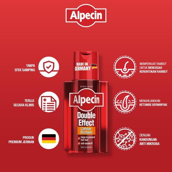 PROMO / Alpecin Kafein Shampo / Tonik - Rambut Rontok pada Pria NON COD