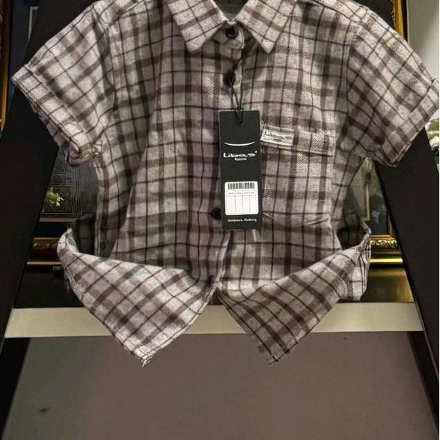 Baju Urta Ana Lailai Lengan De Uia 110 Tahun Bahan Flanel Atun Etrip Antai Crew Ne Vne Ancing Erah M