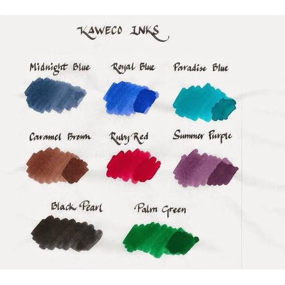 KAWECO FOUNTAIN PEN INK CARTRIDGE REFILL/ TINTA