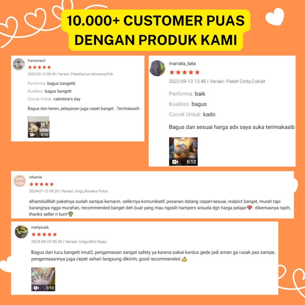 

TERMURAH Kado Ulang Tahun Cewek Hampers Led Lampu Hadiah Pacar Ultah Kado Anniversary Valentine Birthday Hempers Aesthetic Estetik Wanita Sahabat Pasangan Paket Lucu Kekinian Ucapan Gift Box Boneka Coklat Buket Bunga Jam Tangan Buat Bestie Murah Snack