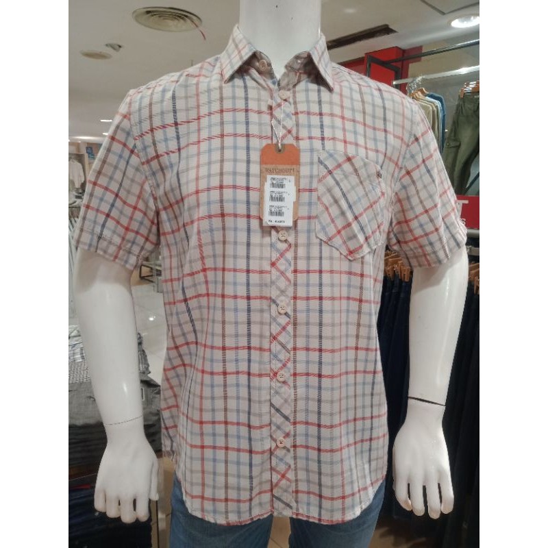 Watchout Kemeja Pendek Kotak-kotak WS514490117