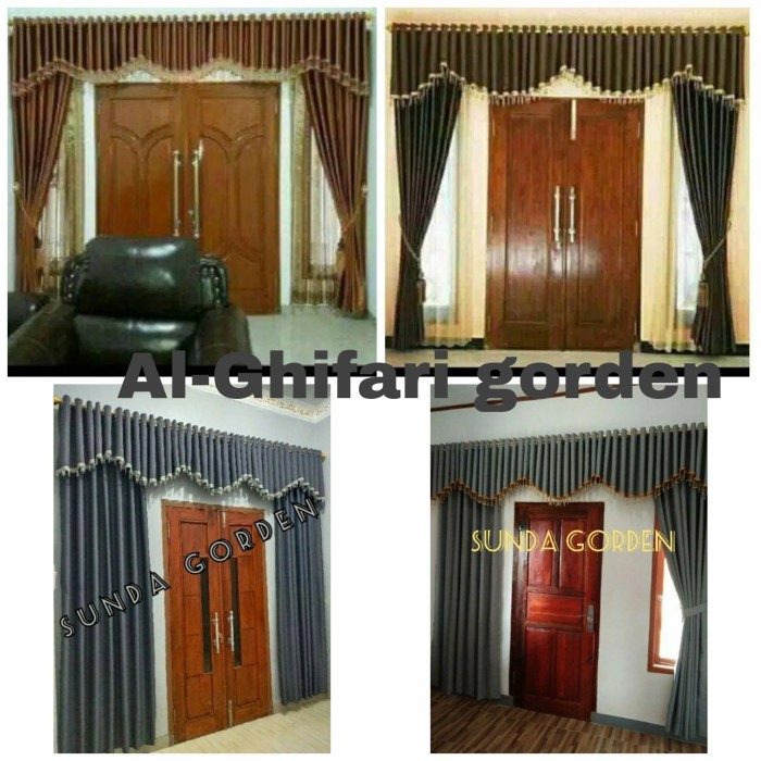 GORDEN BLAKOUT SERAT PREMIUM GRED A PONI PINTU TENGAH