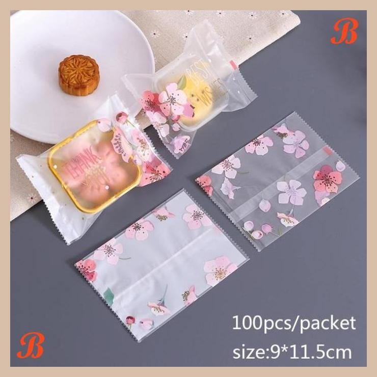 

| NS | PLASTIK KUE COOKIES NASTAR MOTIF BUNGA | PACKAGING SEALING BAG SNACK