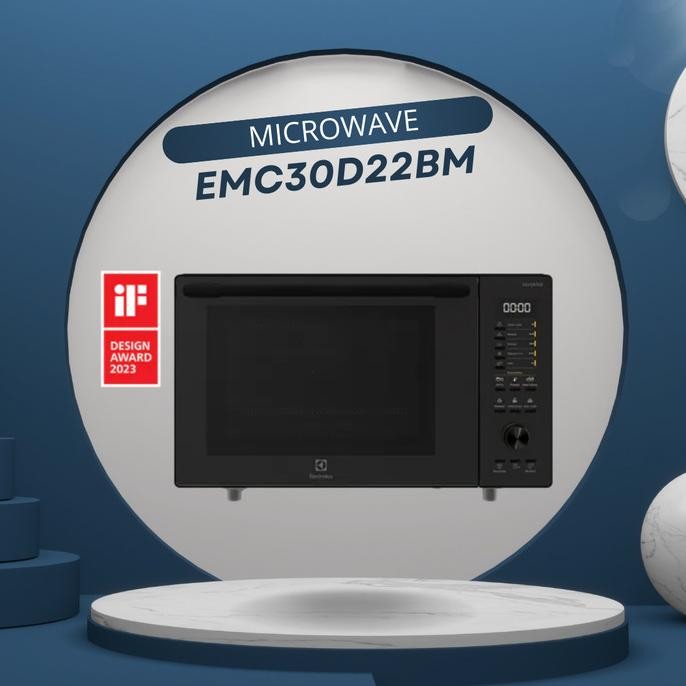 Grosir Electrolux Emc30D22Bm Microwave Air Fry 30Liter New