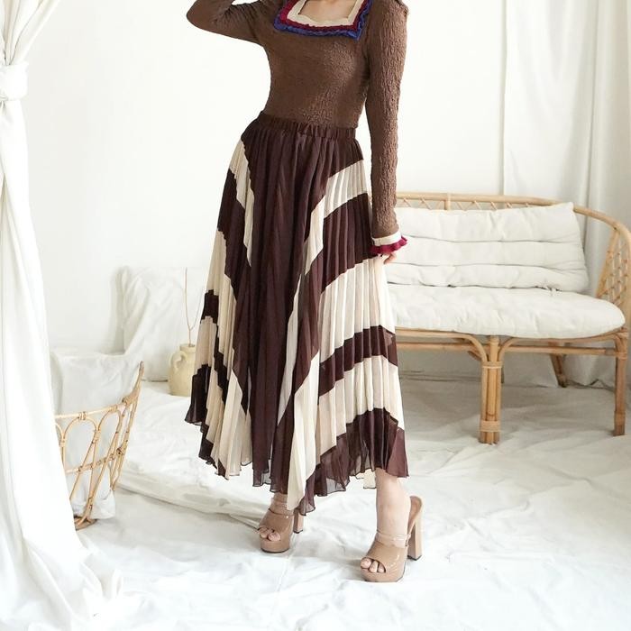 TM 4124 ASIMETRIS ROK KOREAN STYLE OUTFIT HIJAB
