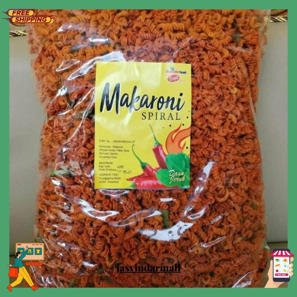 

Makaroni Spiral Pedas 1Kg Gratis Ongkir
