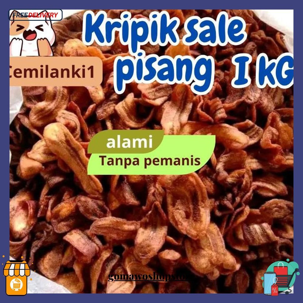 

Kripik Sale Pisang Kering 1 Kg Gratis Packing Kardus Bubblewarp Terlaris