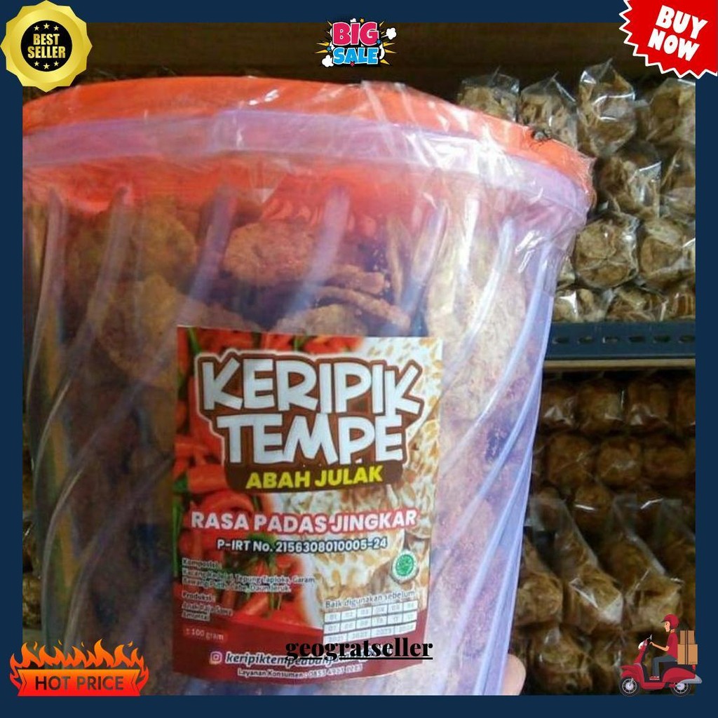 

Keripik Tempe Toplesan Terlaris