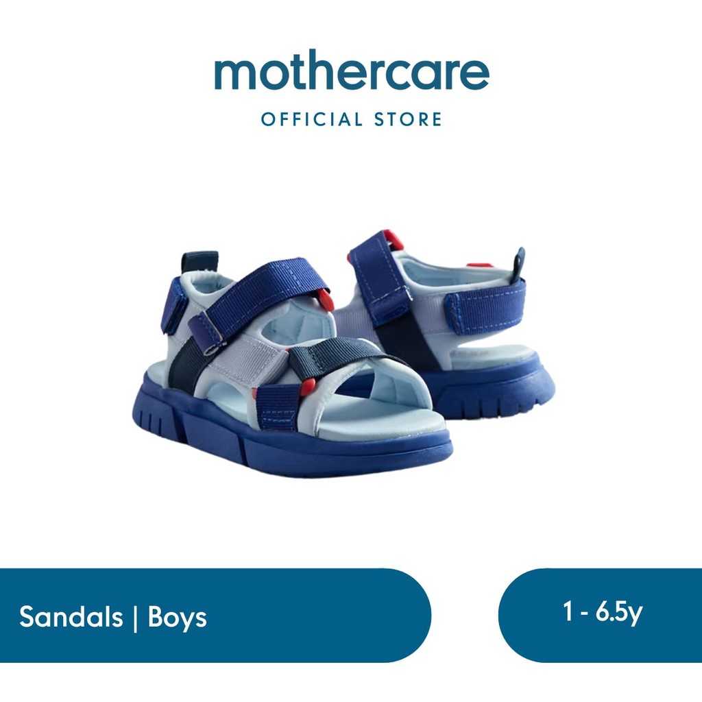Mothercare Blue Trekker Sandals - Sepatu Sandal Anak Laki-laki (Biru)
