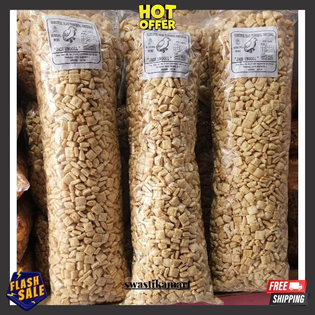 

1Ball Kerupuk Rambak Tahu Kotak Original 1Kg Termurah Banget