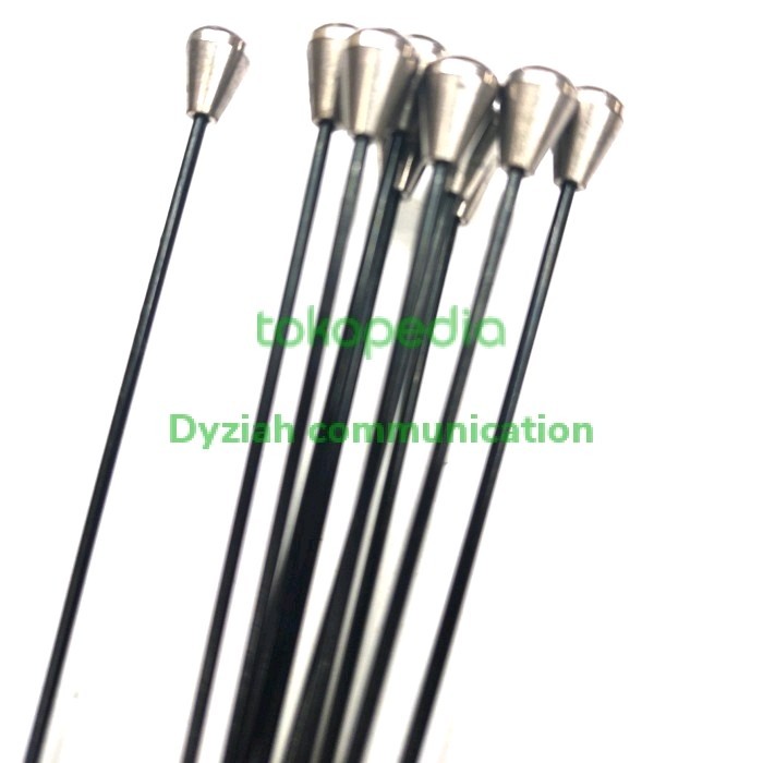 ANTENA PECUT LARSEN 3 MM HITAM SILVER