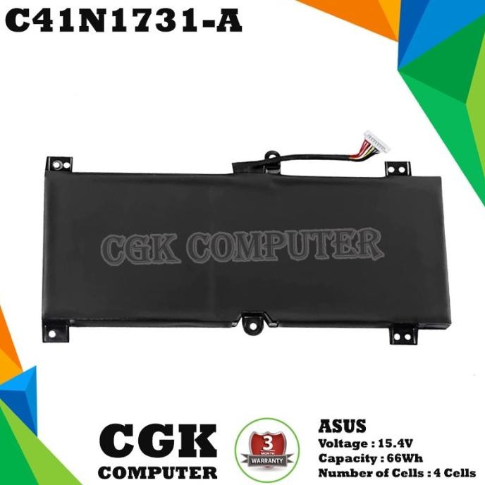 New Baterai Laptop Asus Rog Strix Gl504 Gl504Gm Gl504Gw Gl504Gs Gl504Gv