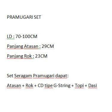 

Lingerie Cosplay (Ld 70-100Cm) Seragam Pramugari Costume Kostum Uniform Original