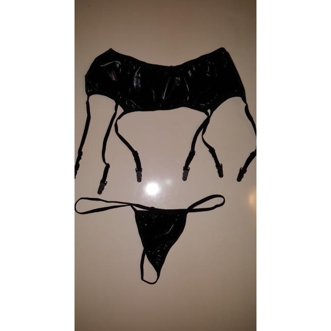 

Sexy Lingerie Garter Belt Bahan Kulit Original