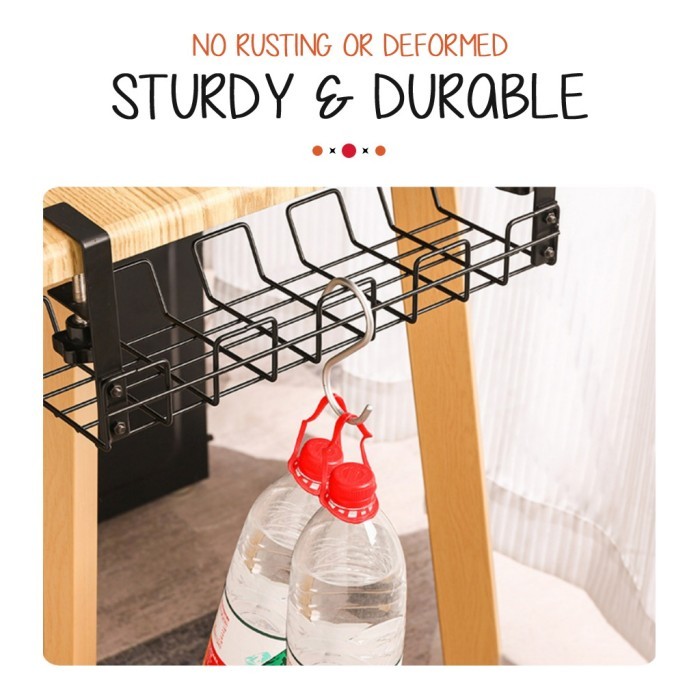 

MORA DESK MOUNT CABLE MANAGEMENT TRAY SOCKET PENYIMPANAN KABEL