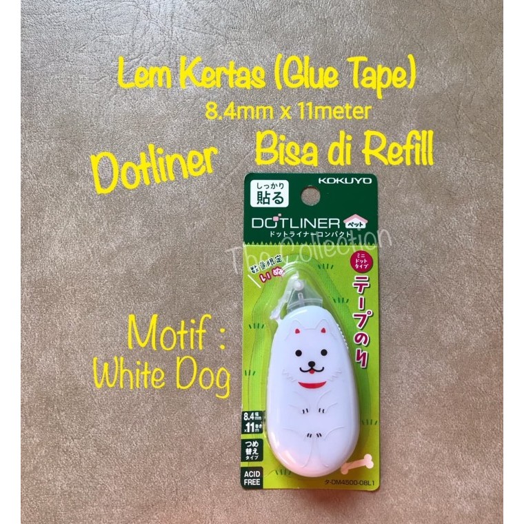 

ATK583KY 11M 8.4MM GLUE DOUBLE TAPE LEM DOTLINER KOKUYO DM4500 CRAFT