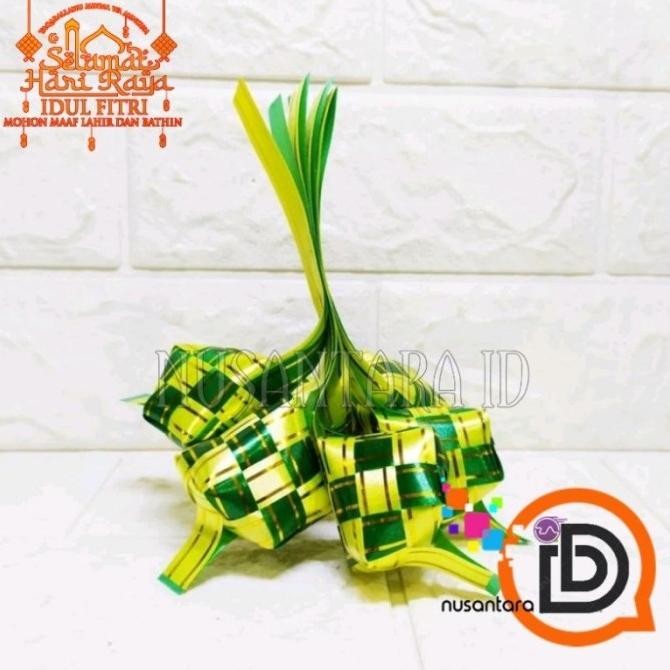 

KETUPAT PITA (ISI12) / ketupat pita parcel lebaran / hiasan ramadhan / aksesoris idul fitri / hiasan kue lebaran