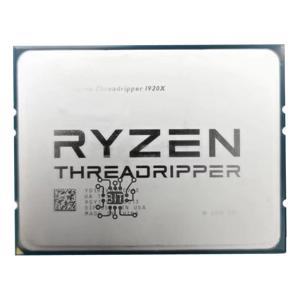 AERO Ryzen Threadripper 1920X 3.5 GHz 12-Core 24-Thread CPU Processor 180W YD192XA8UC9AE Socket TR4