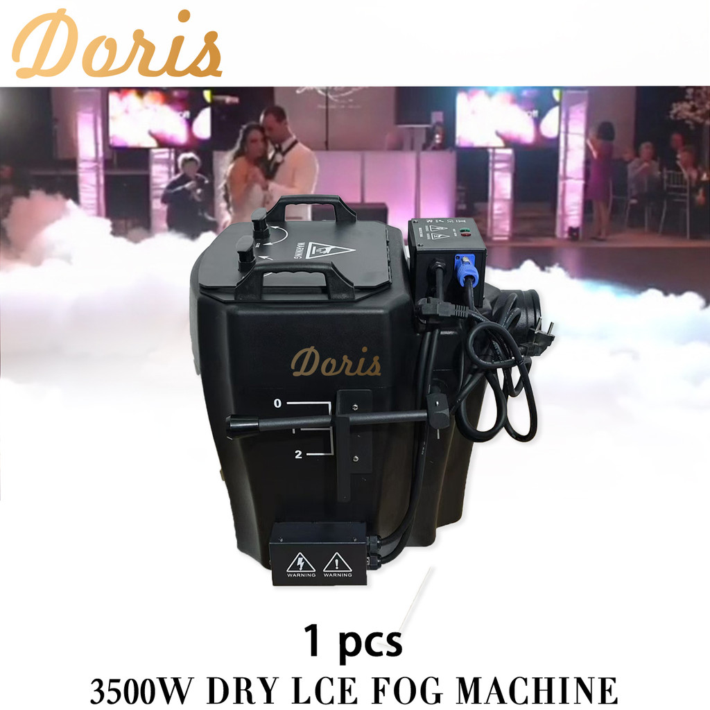 AERO Doris 1Pcs 3500W Dry Ice Machine Low Ground Fog Smoke Lying Fogger Water Mist Machine for Stage