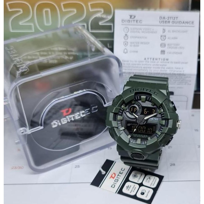 jam tangan DIGITEC DA 2112T 2112 T original Terlaris