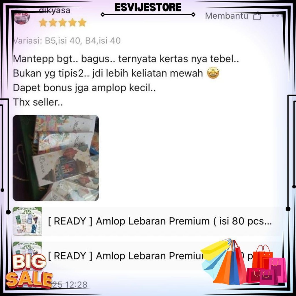 

[ Ready Stok] Amplop Lebaran Premium Exclusive Super Tebal / Amplop Idul Fitri / Amplop Hari Raya / Angpao Lebaran D Sale