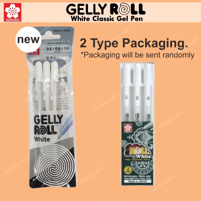 

Sakura Gelly Roll White Set