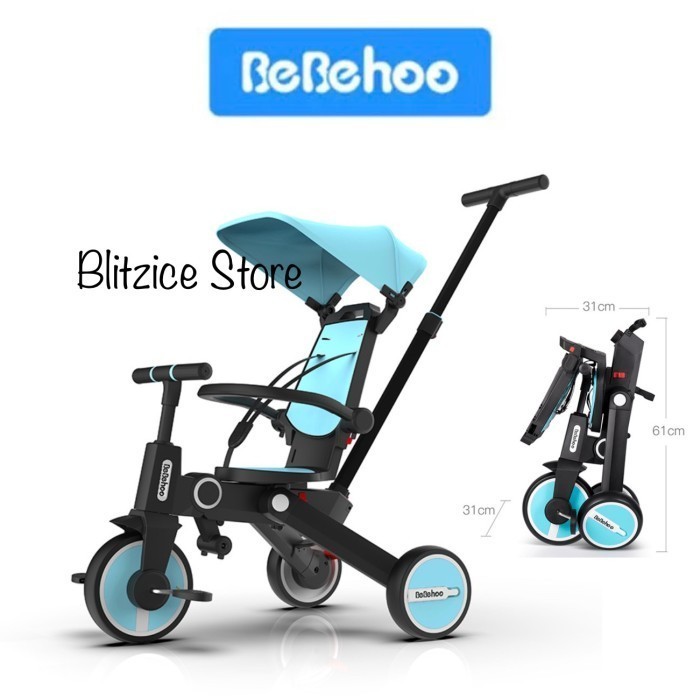 Bebehoo 7 In 1 Gen 2 Baby Stroller Sepeda Bayi Lipat Folding Trike