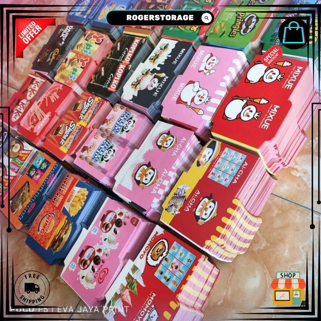 

1000 Lembar Amplop Lebaran Snack Plesetan Kecil D Best Seller