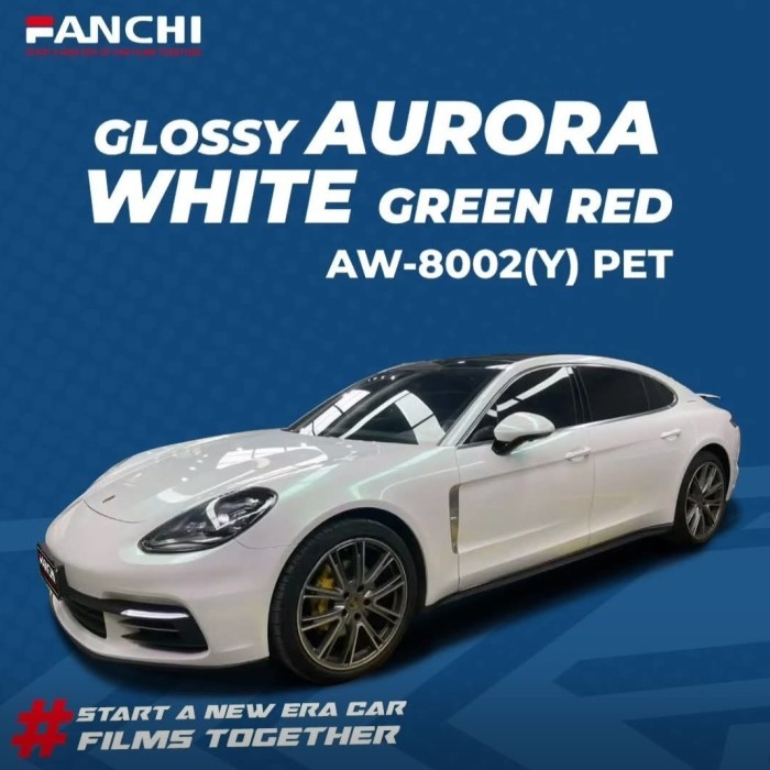 

ROLL 152CM STICKER FANCHI AW-8002 PET GLOSSY AURORA WHITE (Y) 152CM ROLL